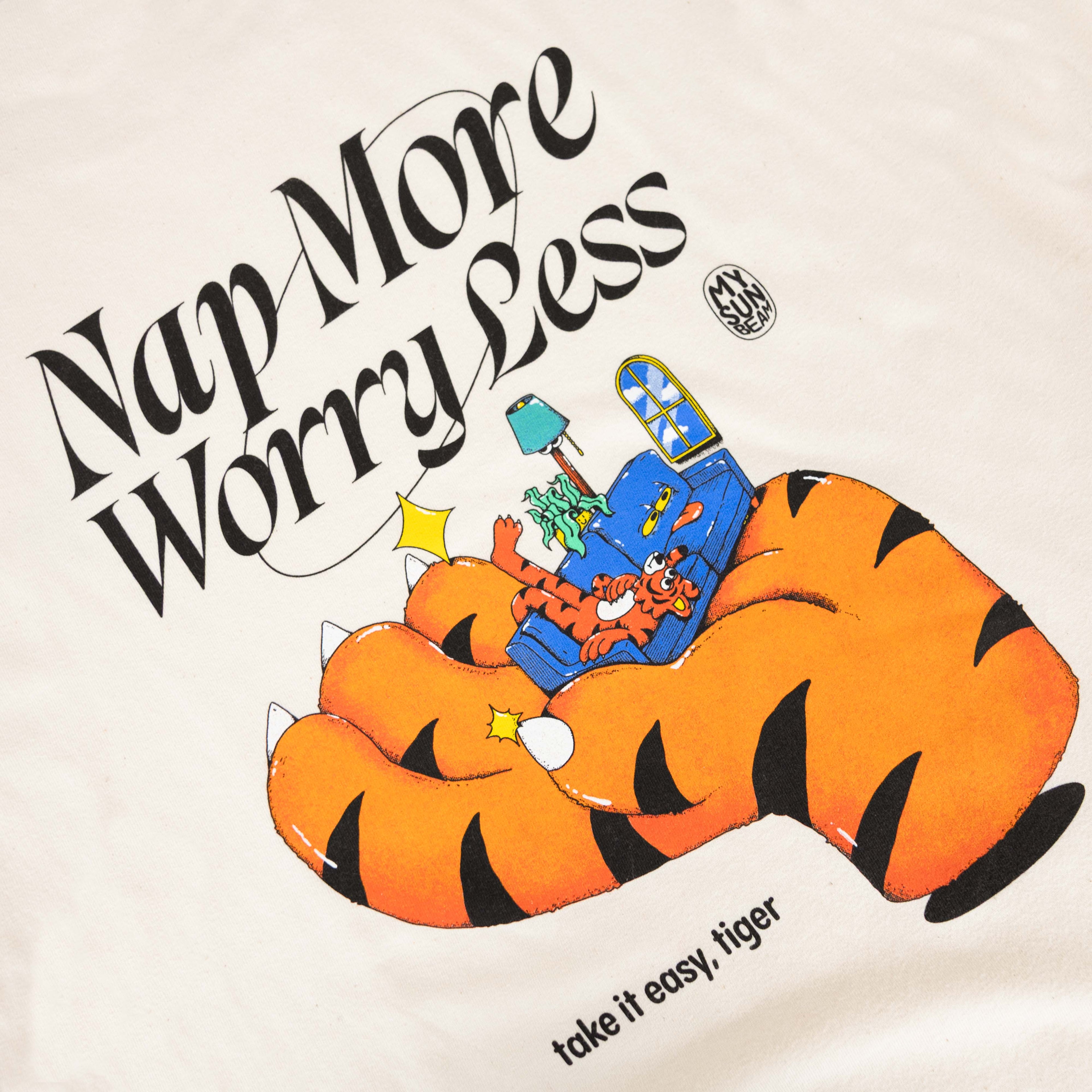 Nap More Worry Less Relaxed Fit