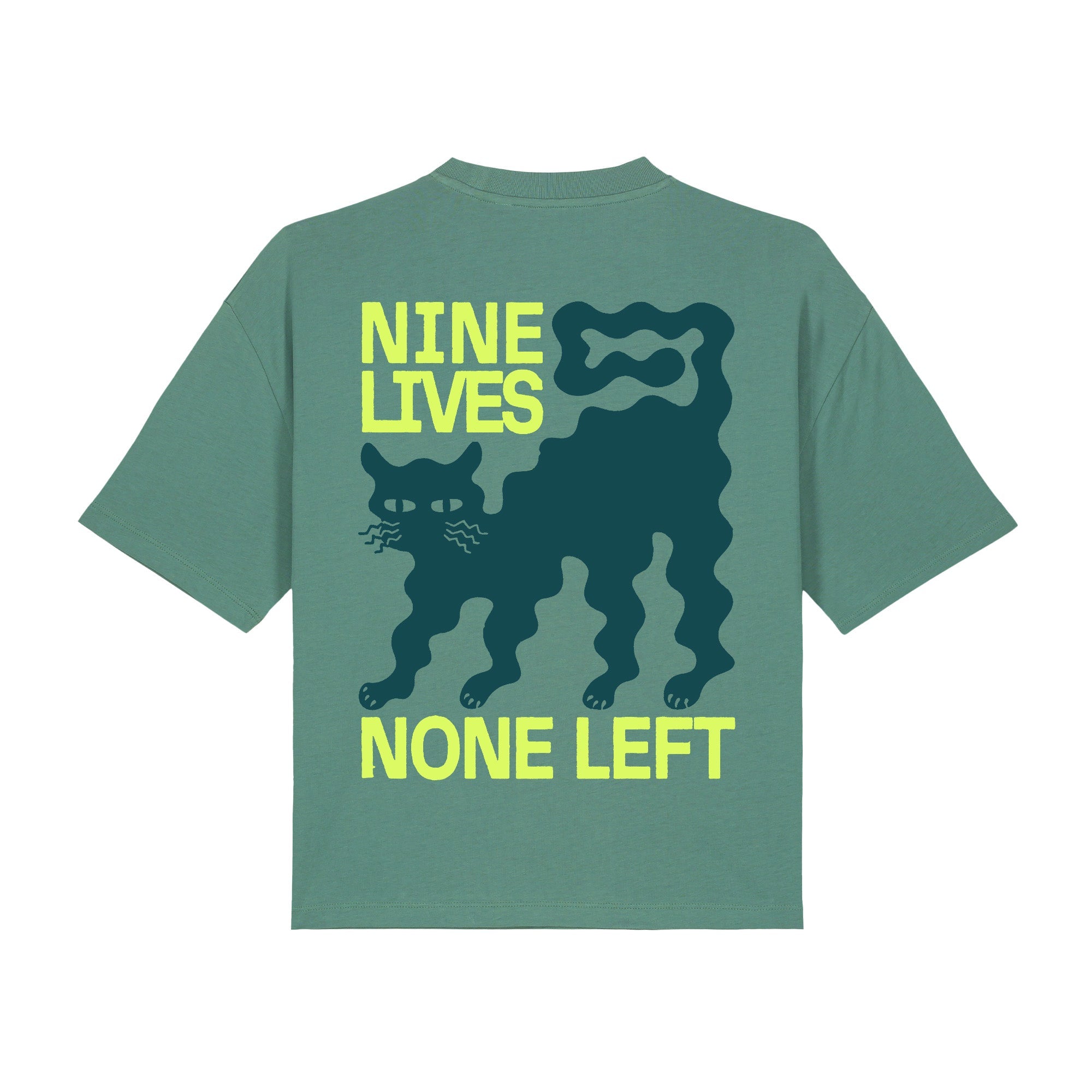 Nine lives Cropped Tee