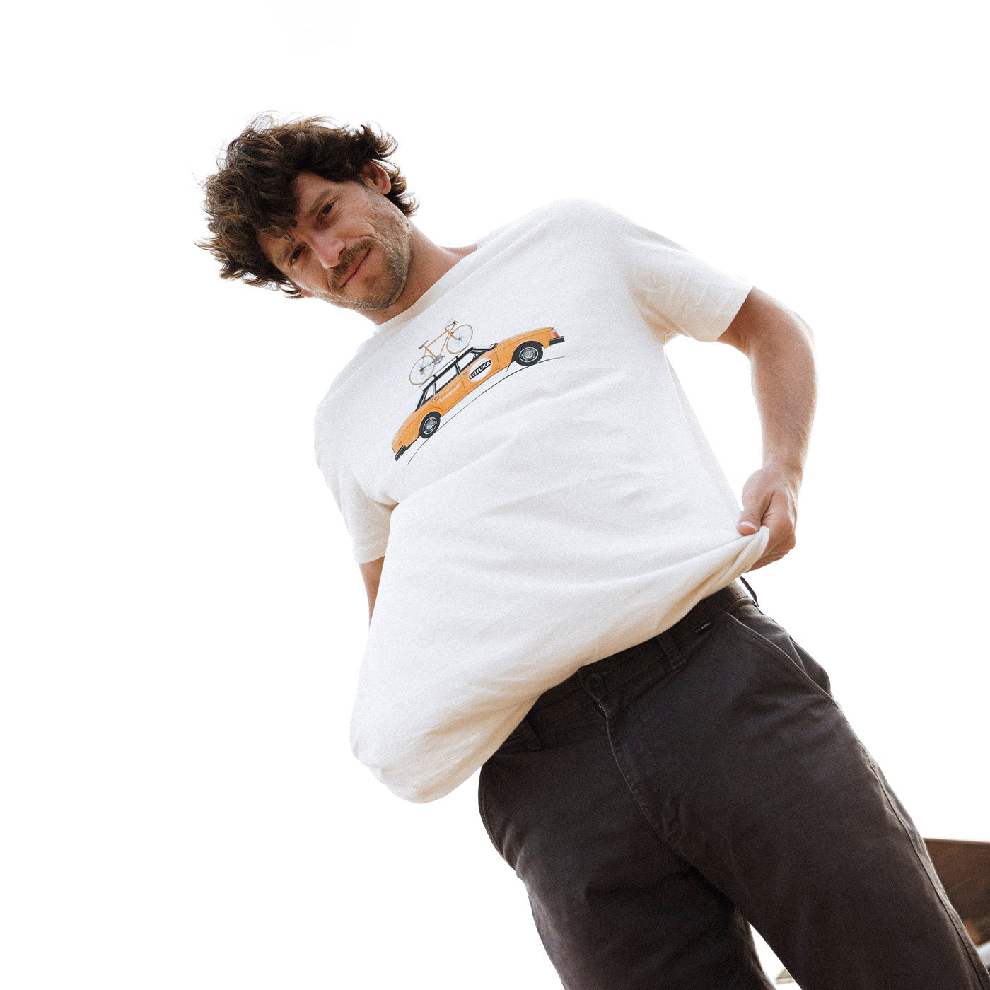 Bike on a Vintage Car