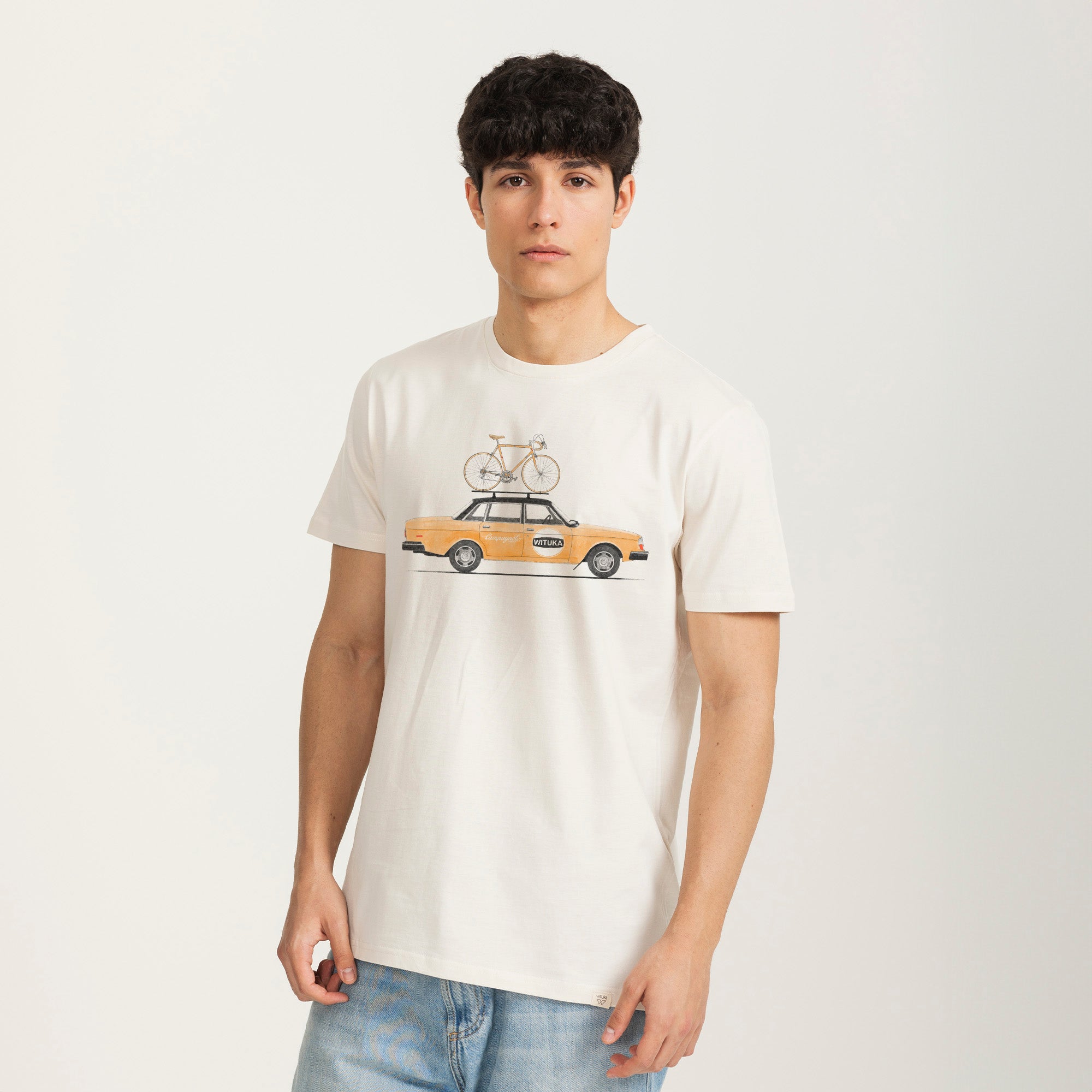 Bike on a Vintage Car