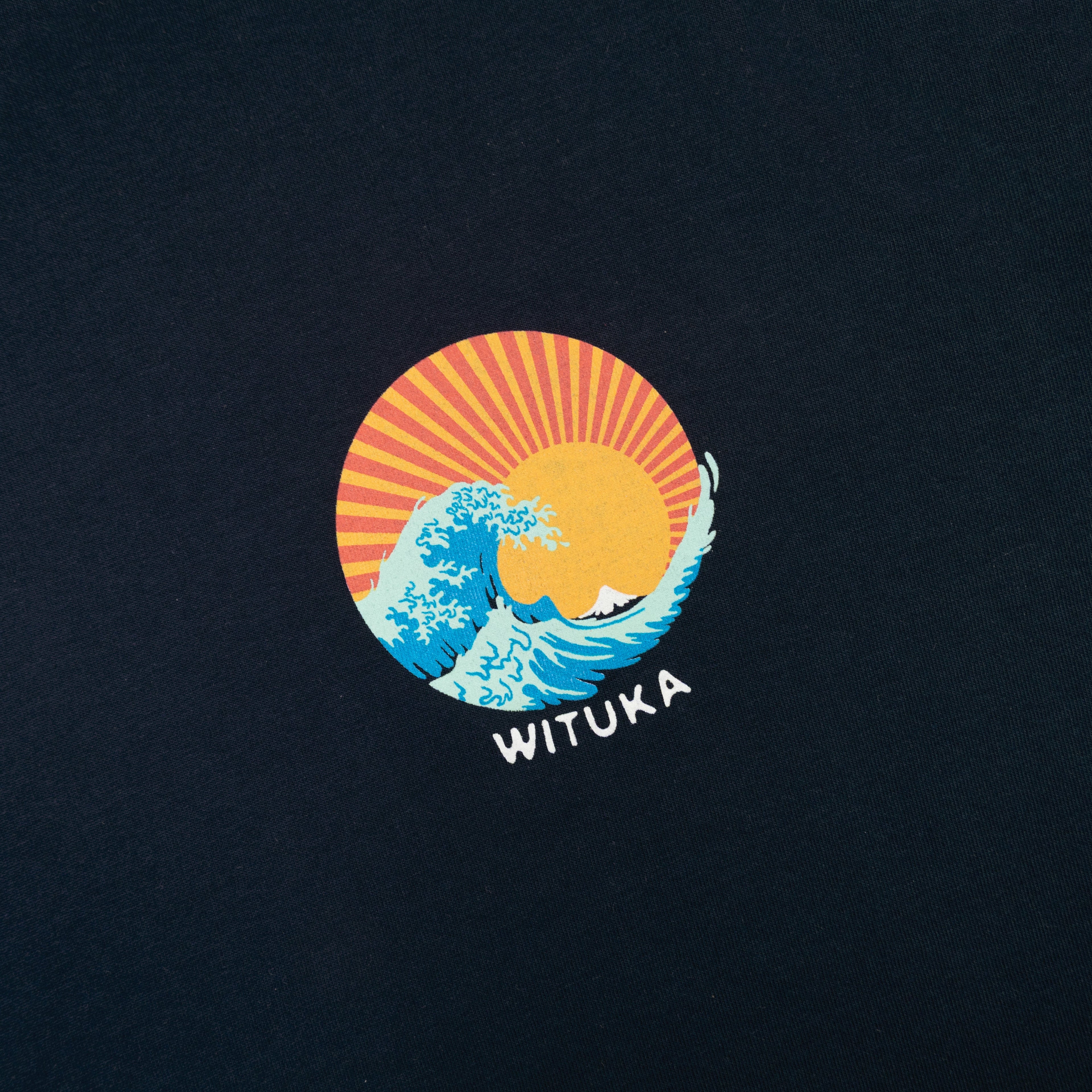 Kanagawa Wave Cropped Tee