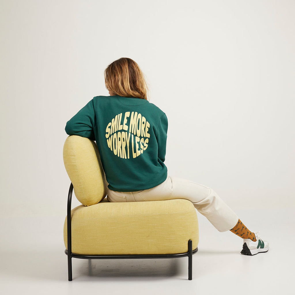 Smile More Worry Less Sweatshirt
