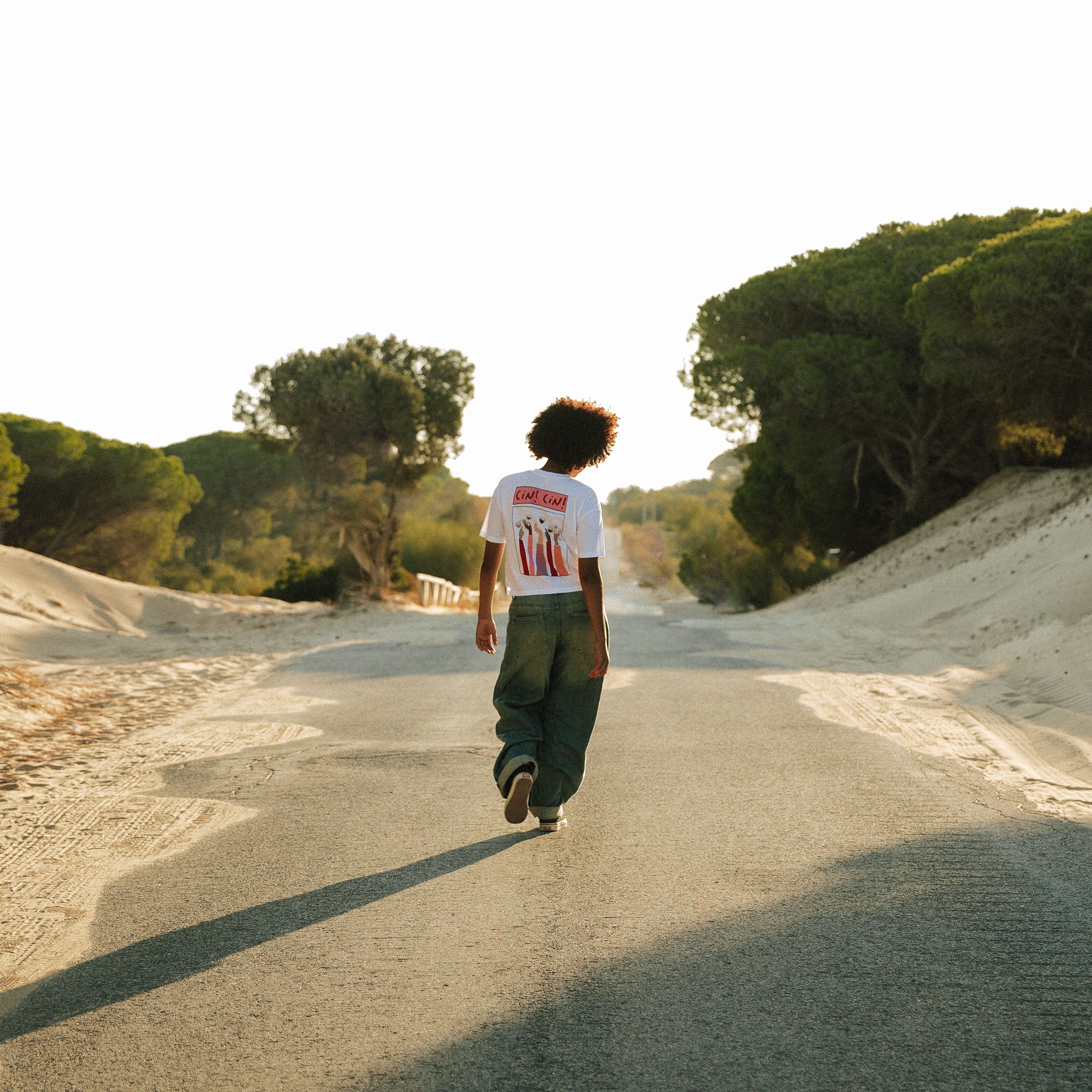 Cin cin wine Cropped Tee