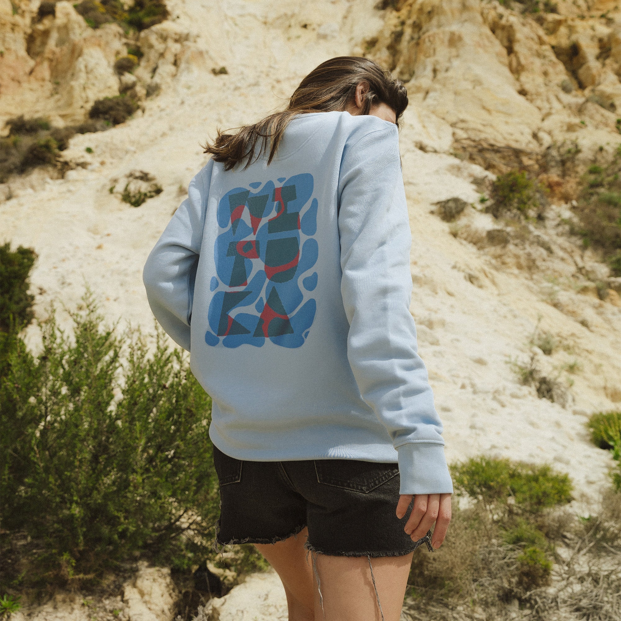 Blue Flow Sweatshirt