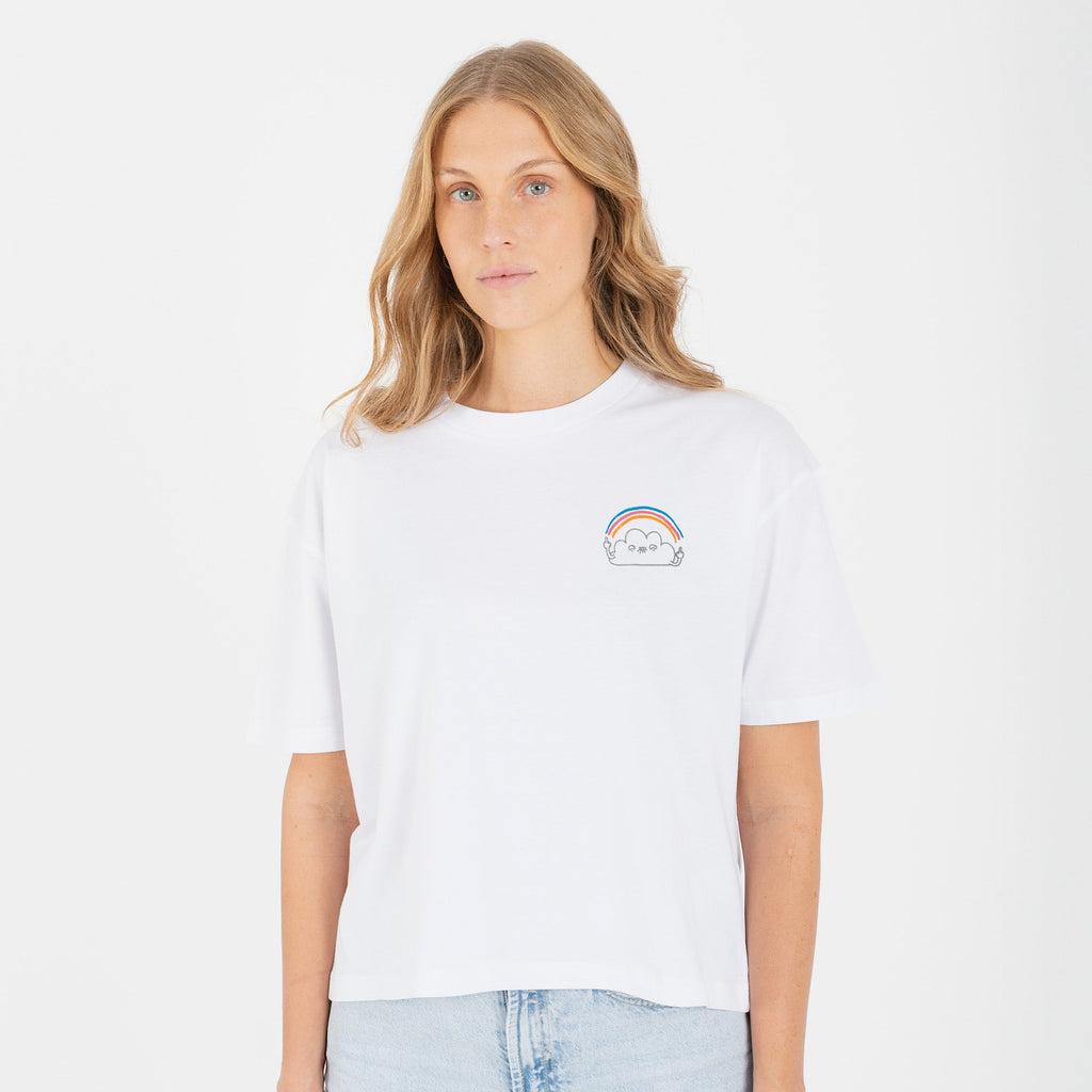 Have a fucking nice day Cropped Tee