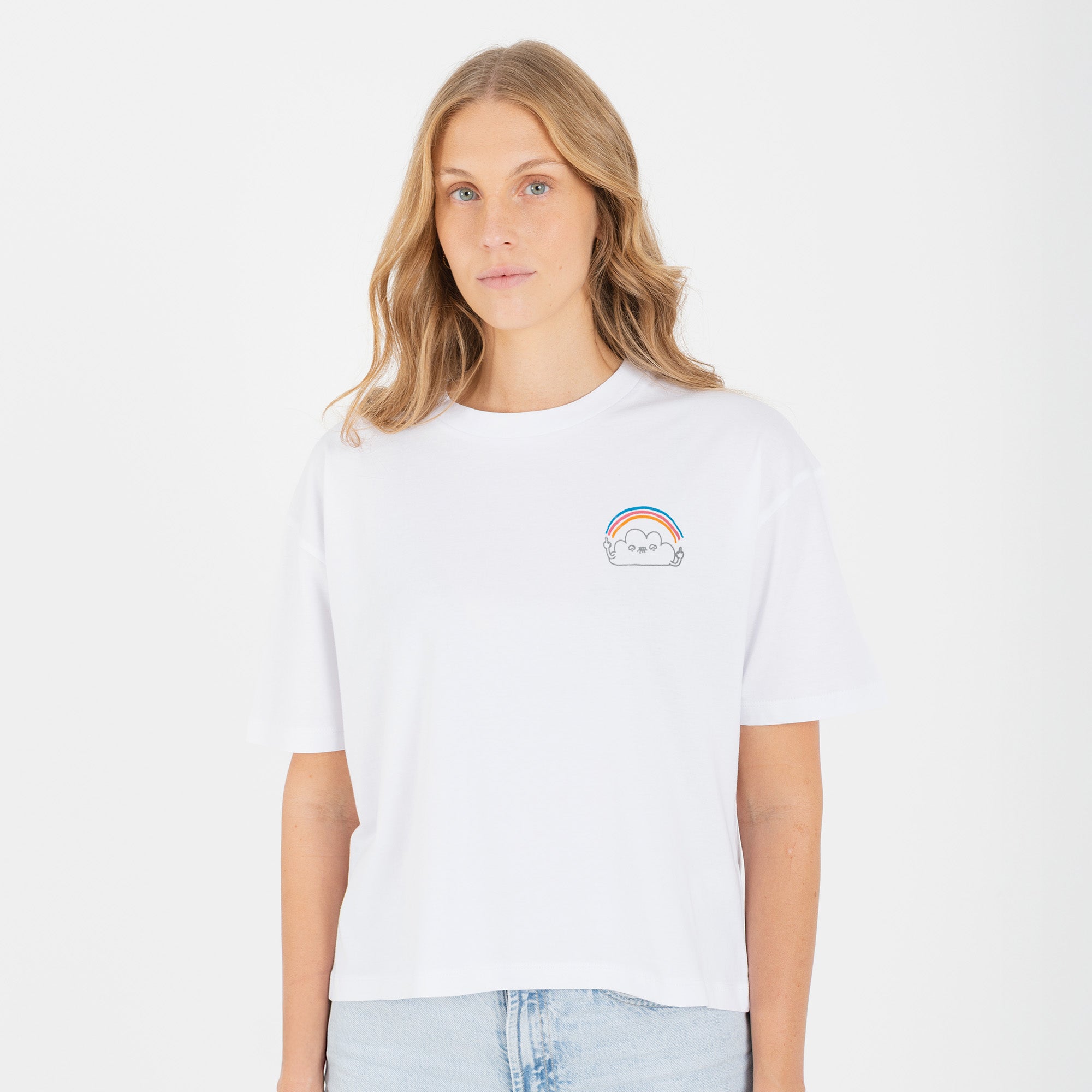 Have a fucking nice day Cropped Tee