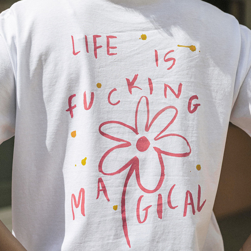 Life is fucking magical Cropped Tee