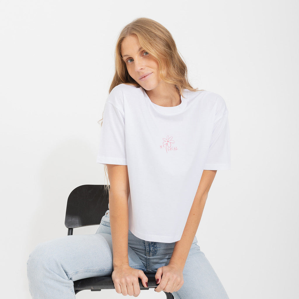 Life is fucking magical Cropped Tee