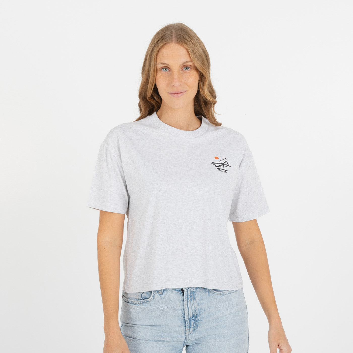 Rolling through the week Cropped Tee